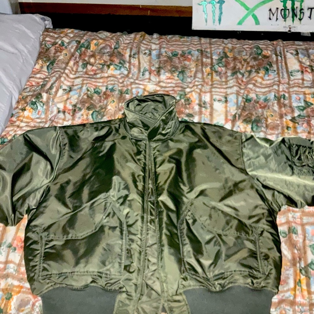 the green Coat is brand new gap xl